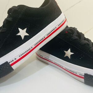 Converse Kids Black and White Sneakers